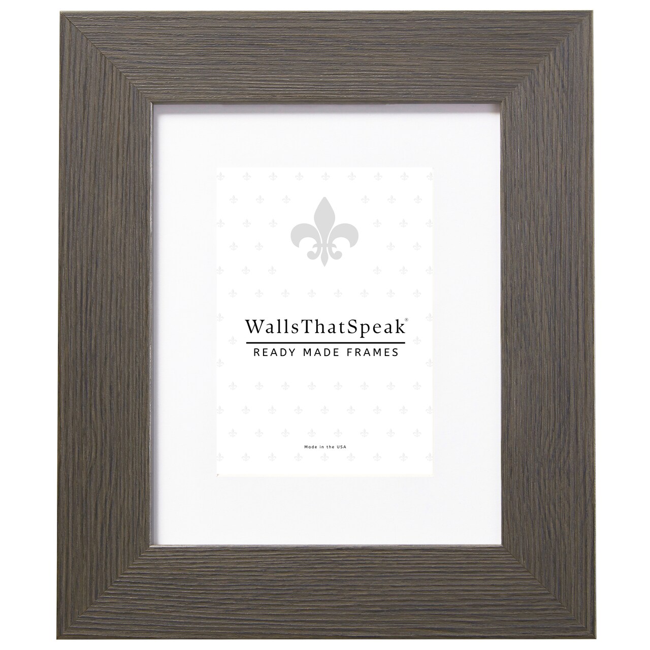 24x36 Matted Picture Frame, Bauhaus 200 2 Inch MDF Moulding, Wall Display Frame for Art, Posters, or Photos by wallsthatspeak